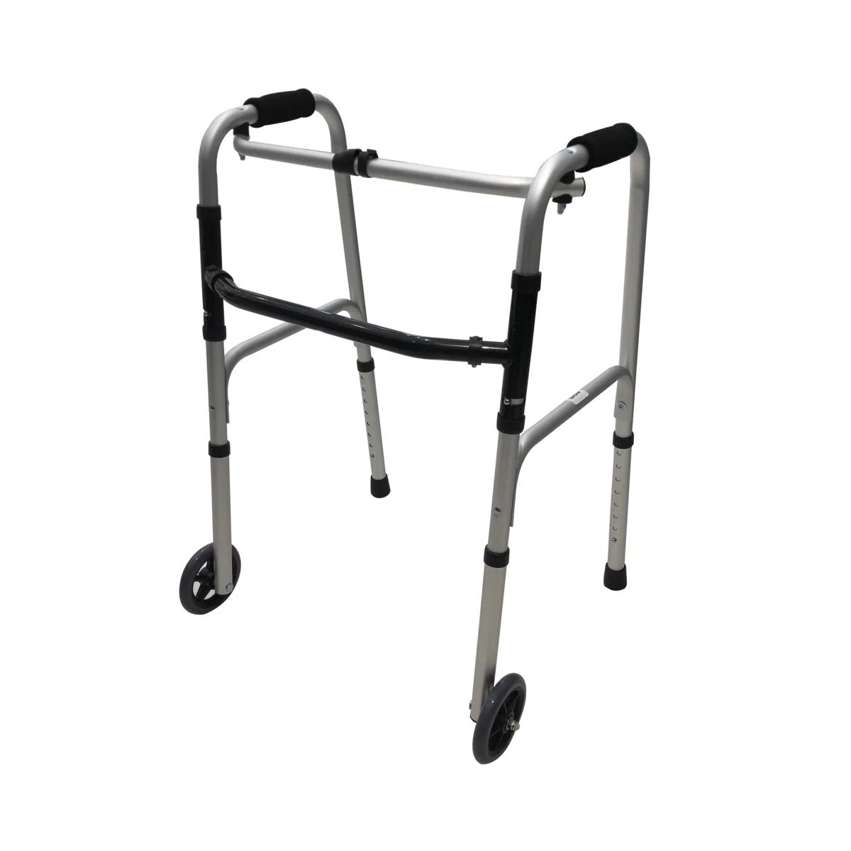 Andadera ortopédica de Aluminio, con ruedas y frenos